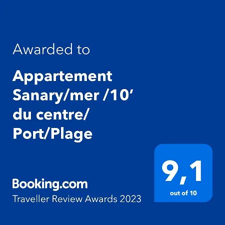 Appartement Sanary/mer /10’ du centre/ Port/Plage Extérieur photo